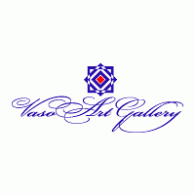 Vaso Art Gallery logo vector logo