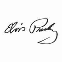 Elvis Presley signature logo vector logo