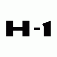 H-1 logo vector logo