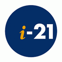 i-21 logo vector logo