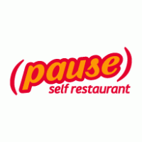 Pause Self Restaurant logo vector logo