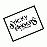 Sticky fingers Ribhouse logo vector logo