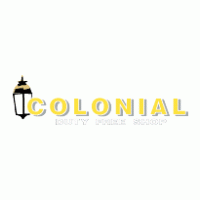 Colonial duty free shop logo vector logo