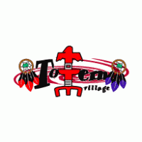 totem village logo vector logo