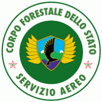 corpo forestale servizio aereo logo vector logo