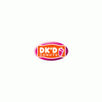 DK’D DONUTS logo vector logo