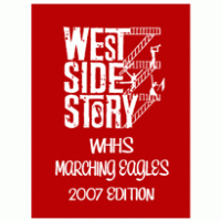 Western Harnett Marching Eagles logo vector logo