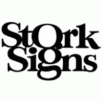 Stork Signs logo vector logo