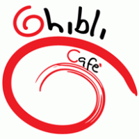 GHIBLI cafè logo vector logo
