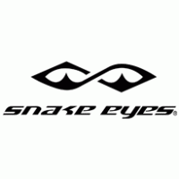 snake eyes logo vector logo