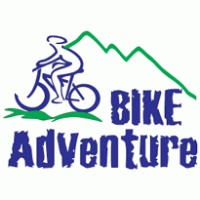 Bike adventure logo vector logo