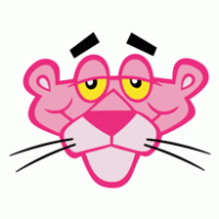 Pink Panther logo vector logo