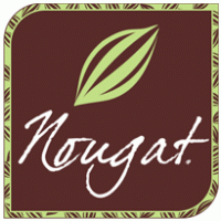 Nougat logo vector logo