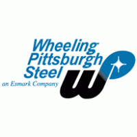 Wheeling Pittsbrugh steel logo vector logo