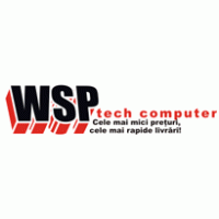 WSP Tech Computer logo vector logo