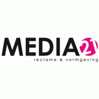 Media21 reclame & vormgeving logo vector logo