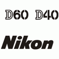 nikon d40 d60 logo vector logo