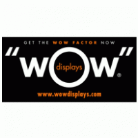 WOW DISPLAYS logo vector logo