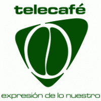 Telecafé expresión de lo nuestro logo vector logo