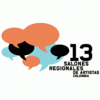 13 Salones Regionales de Artistas, Colombia logo vector logo