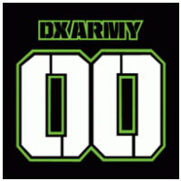 DX ARMY jersey logo vector logo