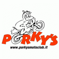 Porky’s MotoClub logo vector logo
