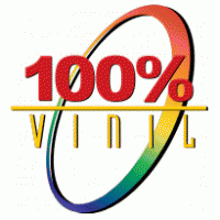 100% Vinil logo vector logo