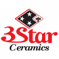 3 Star Ceramics logo vector logo