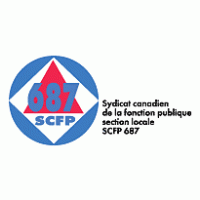 SCFP 687 logo vector logo