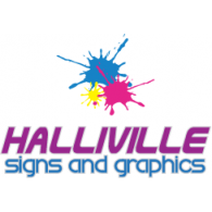 Halliville Signs logo vector logo