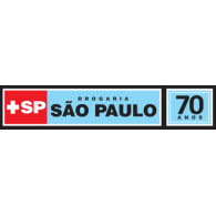Drogaria São Paulo 70 anos logo vector logo