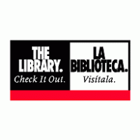 The Library logo vector logo