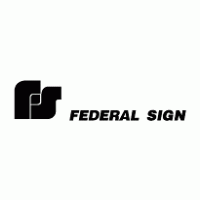 Federal Sign logo vector logo