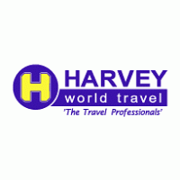 Harvey World Travel logo vector logo
