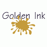 Golden Ink logo vector logo