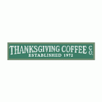 Thanksgiving Coffee logo vector logo