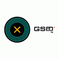 X GSM logo vector logo