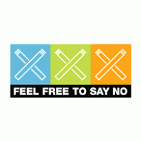 Feel Free To Say No logo vector logo