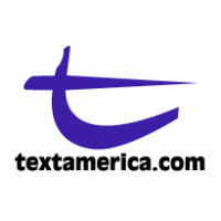 Text America logo vector logo