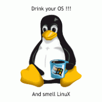 Smells Linux logo vector logo