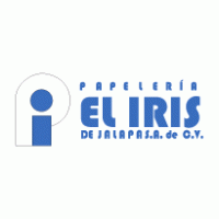 Papelerias el Iris logo vector logo