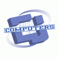 EJ Computers logo vector logo