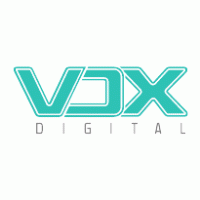 Vox digital logo vector logo