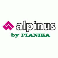 Alpinus by Planika logo vector logo