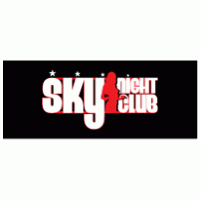 Sky Night Club logo vector logo
