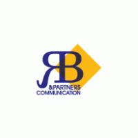 rb&partners communication logo vector logo