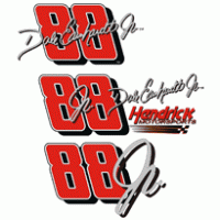 88 DALE EARNHARDT JR new layouts logo vector logo