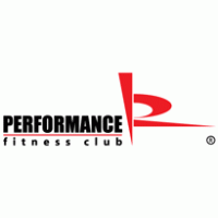 performance fitness club logo vector logo