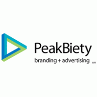 PeakBiety branding + advertising logo vector logo
