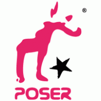 Poser logo vector logo